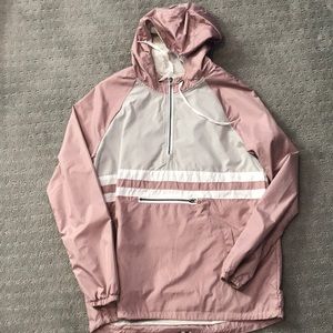 Hooded rain jacket